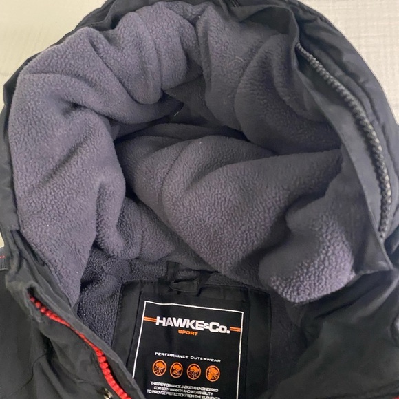 Boys Hawke and Co Winter 3 in 1 System Sport Jacket Coat Black Size 10/12 - Picture 9 of 16